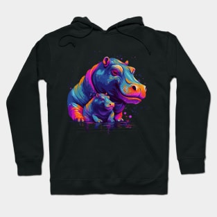 Hippo Mothers Day Hoodie